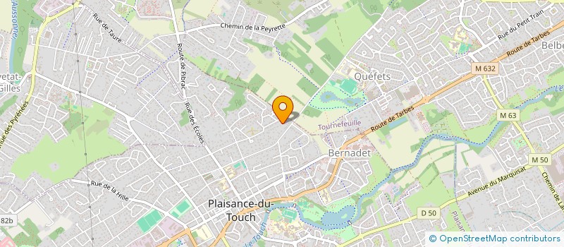 localisation de l'entreprise K ANIMATIONS à TOURNEFEUILLE