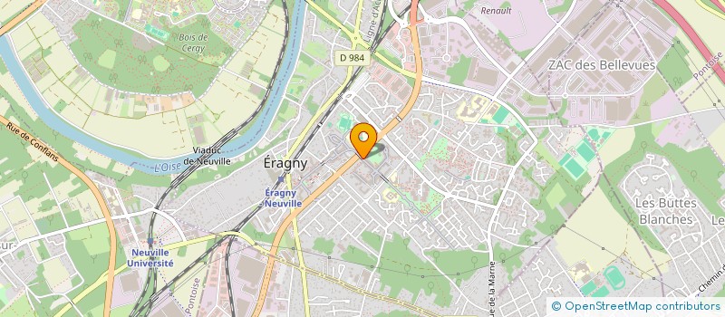 localisation de l'entreprise K-APPART-CONFORT  ERAGNY