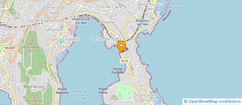 localisation de l'entreprise K'ARINA à SAINT-JEAN-CAP-FERRAT