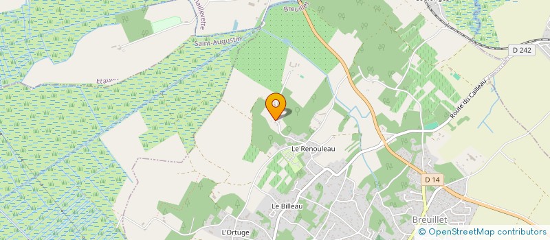 localisation de l'entreprise K'ART  BREUILLET