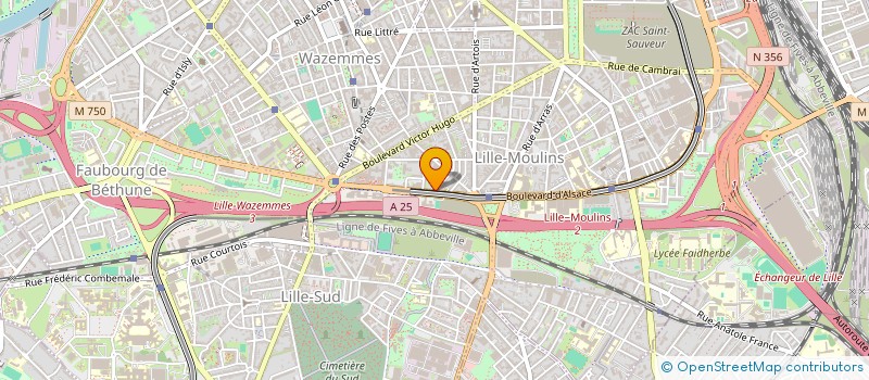 localisation de l'entreprise K.ART MUSIC INFOGRAPHIE LOISIRS à LILLE