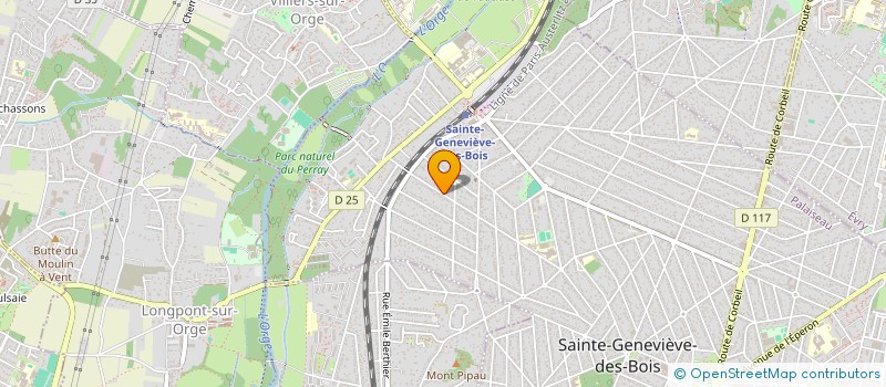 localisation de l'entreprise K'ARTEC  VILLIERS-SUR-ORGE