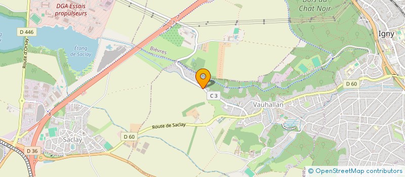 localisation de l'entreprise K.AUTO  VAUHALLAN