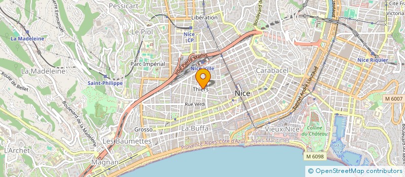 localisation de l'entreprise K AZUR à NICE