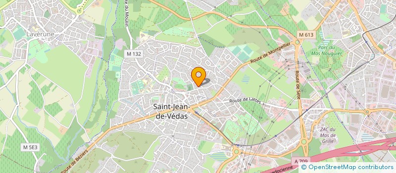 localisation de l'entreprise K.B à SAINT-JEAN-DE-VEDAS