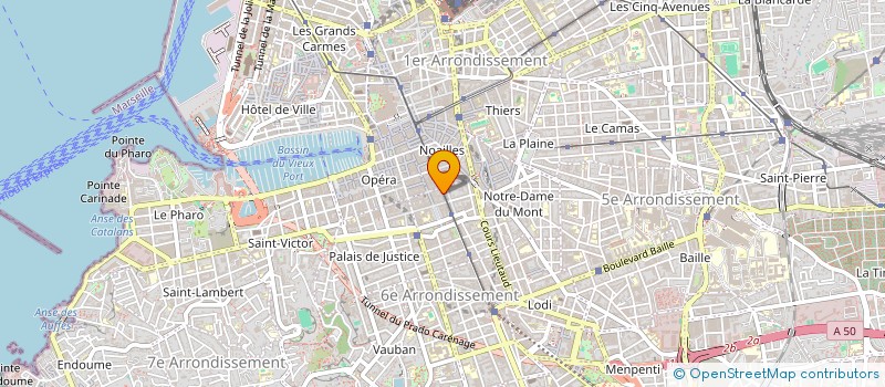 localisation de l'entreprise K.B à MARSEILLE