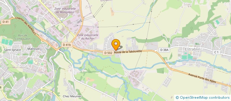 localisation de l'entreprise K&B  ESTRABLIN