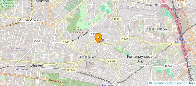 localisation de l'entreprise K&B CONSULTING  FONTENAY-SOUS-BOIS