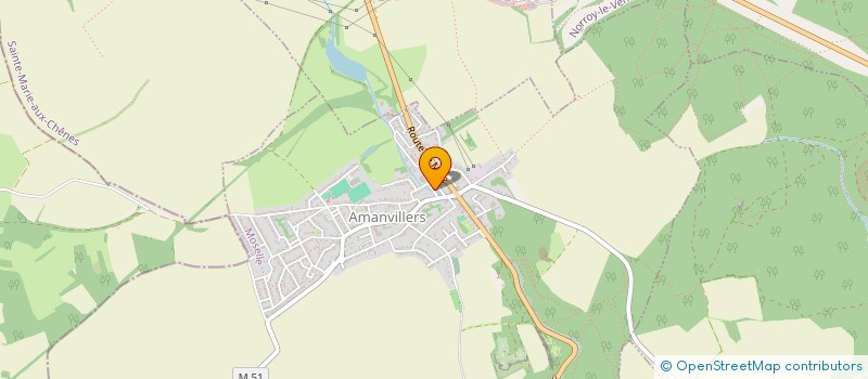 localisation de l'entreprise K.B DESIGN  AMANVILLERS