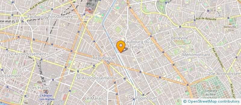 localisation de l'entreprise K.B. DIFFUSION  PARIS