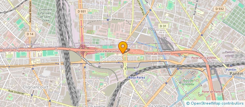 localisation de l'entreprise K.B DIFFUSION  PARIS