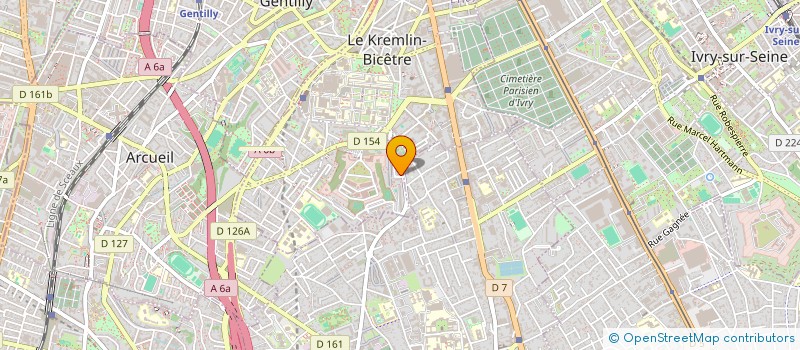 localisation de l'entreprise K. B DISTRIBUTION à LE KREMLIN-BICETRE