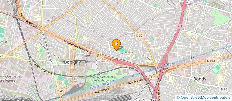 localisation de l'entreprise K.B DISTRIBUTION & CONSEIL  BOBIGNY