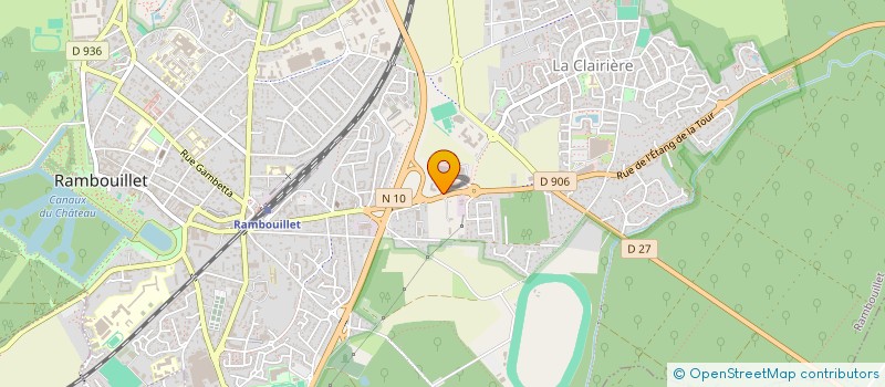 localisation de l'entreprise K-B INVEST à RAMBOUILLET