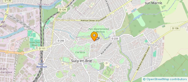 localisation de l'entreprise K.B.M. à SAINT-MAUR-DES-FOSSES