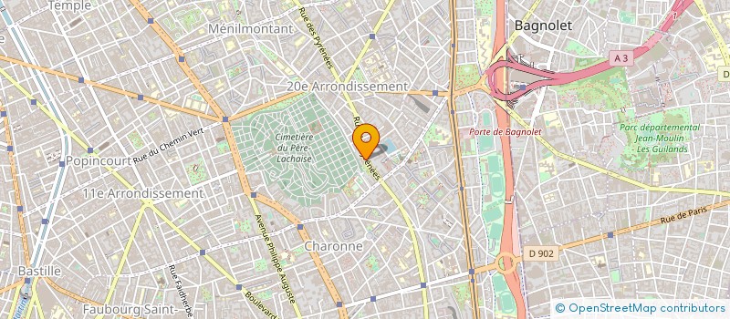 localisation de l'entreprise K B M CENTRE CHOPIN à PARIS