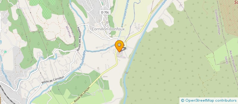 localisation de l'entreprise K.B.M.L.  SAINT-CHAMAS