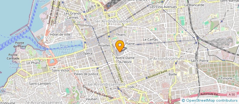 localisation de l'entreprise K&B NET  MARSEILLE