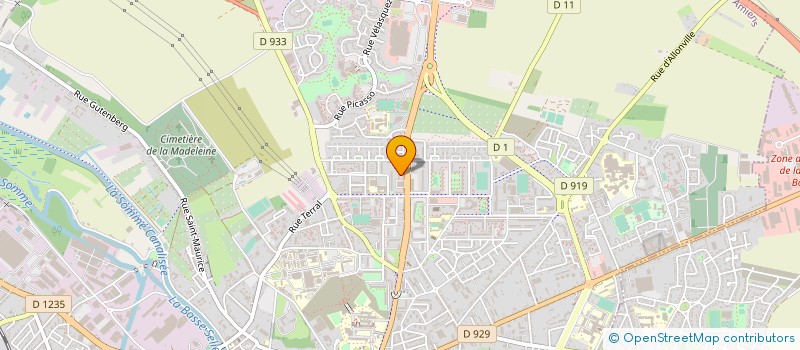 localisation de l'entreprise K-B PLOMBERIE à AMIENS