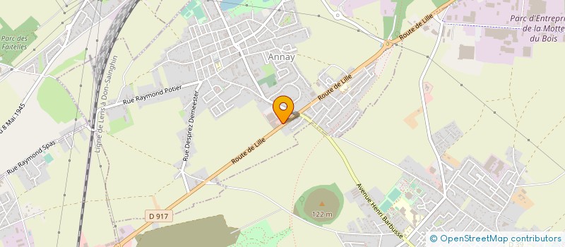 localisation de l'entreprise K.B.S AUTOS  ANNAY