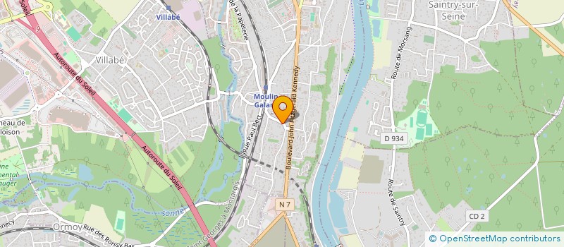 localisation de l'entreprise K B SERVICES91 à CORBEIL-ESSONNES