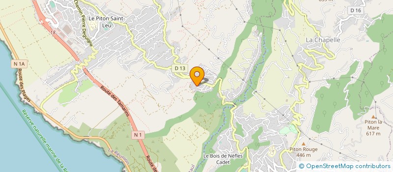 localisation de l'entreprise K-BA ROOTS à SAINT-LEU