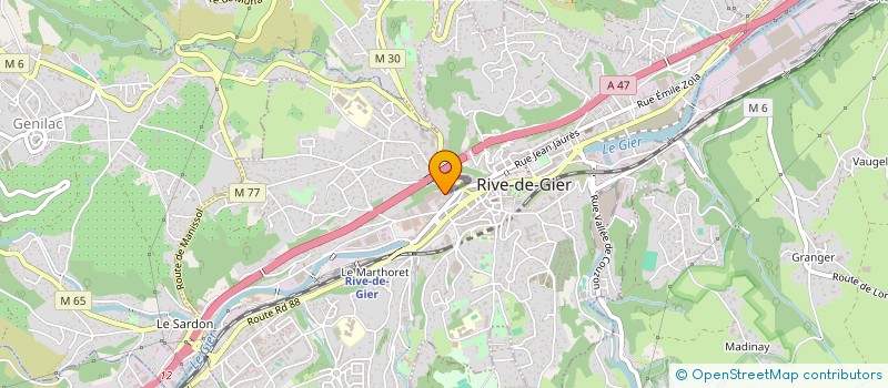 localisation de l'entreprise K-BAN  RIVE-DE-GIER