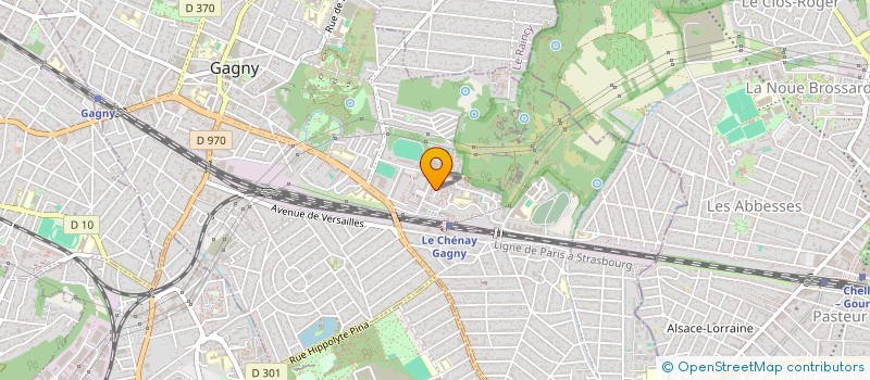 localisation de l'entreprise K-BERLINE LOCATION à GAGNY