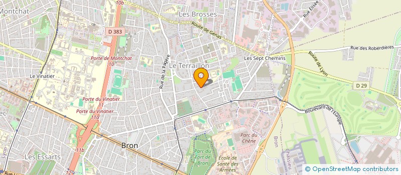 localisation de l'entreprise K BIEN-ETRE  BRON