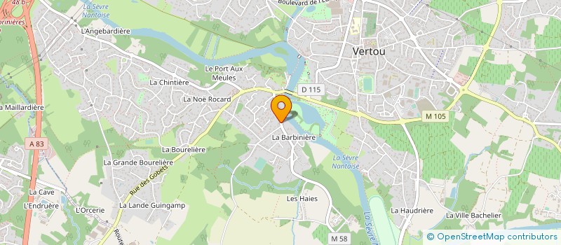 localisation de l'entreprise K BILLETERIE  VERTOU