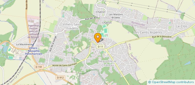 localisation de l'entreprise K'BLE à NEAUPHLE-LE-CHATEAU