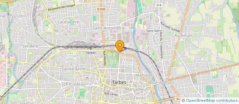 localisation de l'entreprise K-BOC INVESTISSEMENTS  TARBES