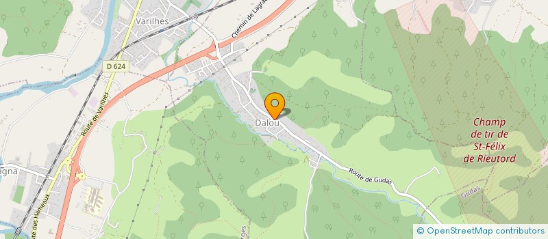 localisation de l'entreprise K-BOXING EVO à DALOU