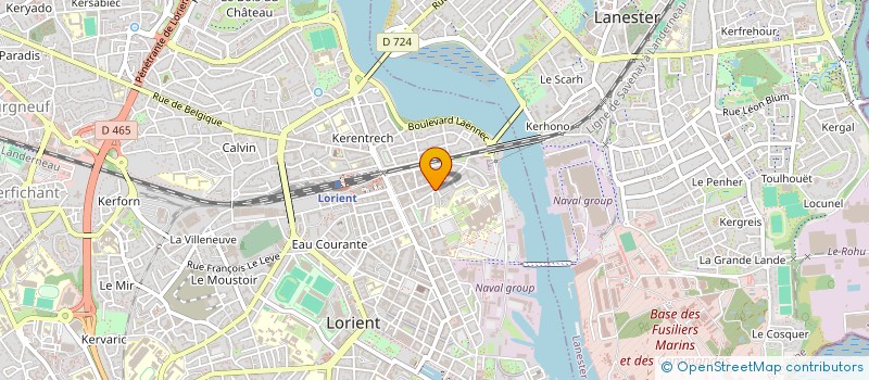 localisation de l'entreprise K BREIZ à LORIENT