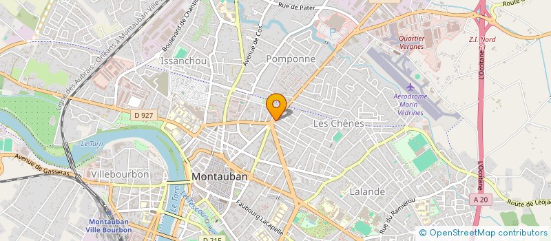 localisation de l'entreprise K.BURGER  MONTAUBAN