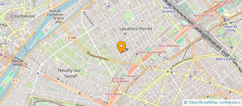 localisation de l'entreprise K.C DRIVER à LEVALLOIS-PERRET