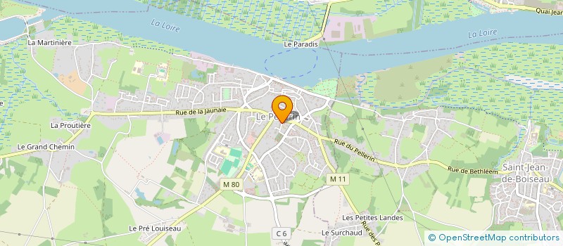 localisation de l'entreprise K.C. ENTREPRISE  PELLERIN (LE)