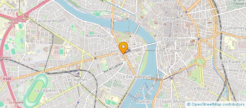 localisation de l'entreprise K.C.G. à TOULOUSE
