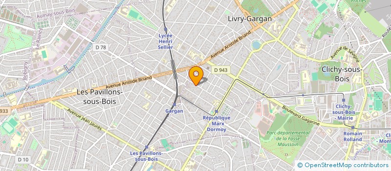 localisation de l'entreprise K.C.K  LE RAINCY