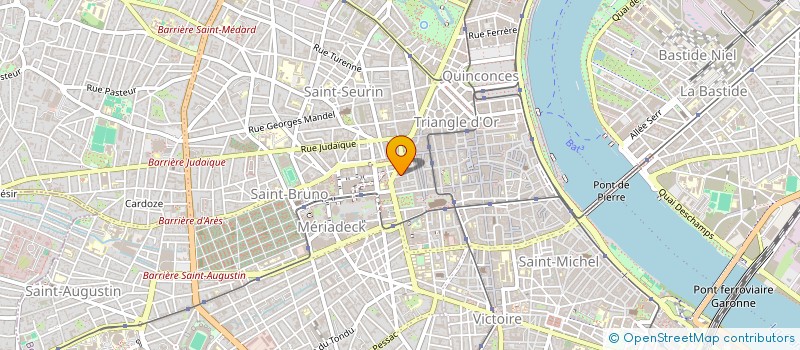 localisation de l'entreprise K.C. PRODUCTION à BORDEAUX