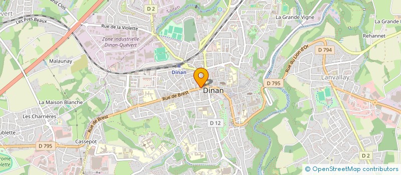 localisation de l'entreprise K COIFF à DINAN