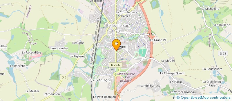 localisation de l'entreprise K CONCEPT'  SAINT-DENIS-LA-CHEVASSE