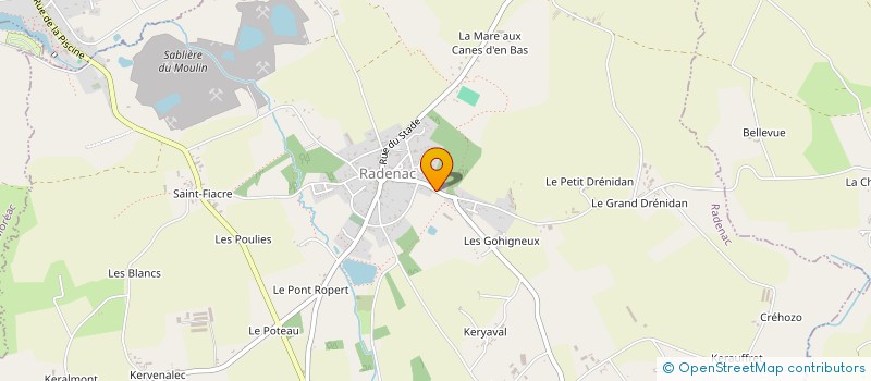 localisation de l'entreprise K CONCEPT  RADENAC