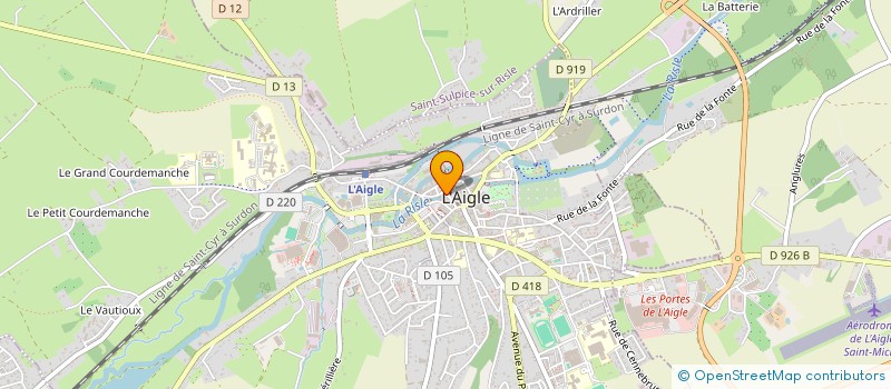 localisation de l'entreprise K-CONSULT à L'AIGLE