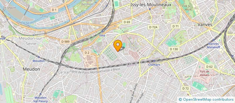localisation de l'entreprise K CONSULTING à ISSY-LES-MOULINEAUX