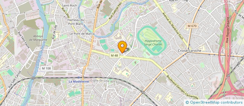 localisation de l'entreprise K.CONSULTING ENGINEERING à MARCQ-EN-BARŒUL