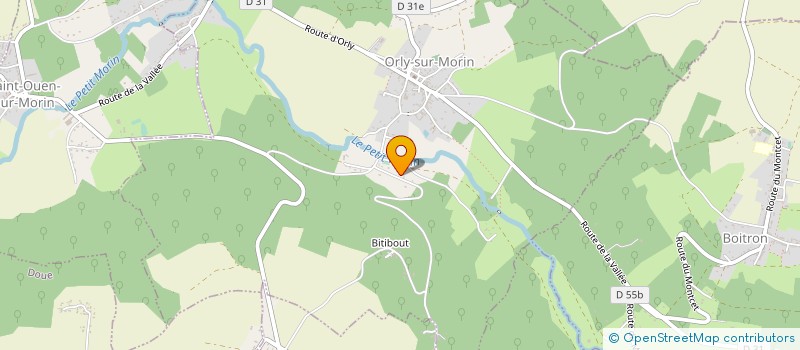 localisation de l'entreprise K D C  ORLY-SUR-MORIN