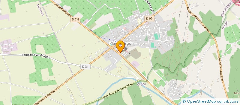 localisation de l'entreprise K.D'EAU à PLAN-D'ORGON