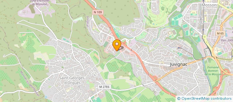 localisation de l'entreprise K.D.EXPRESS  JUVIGNAC