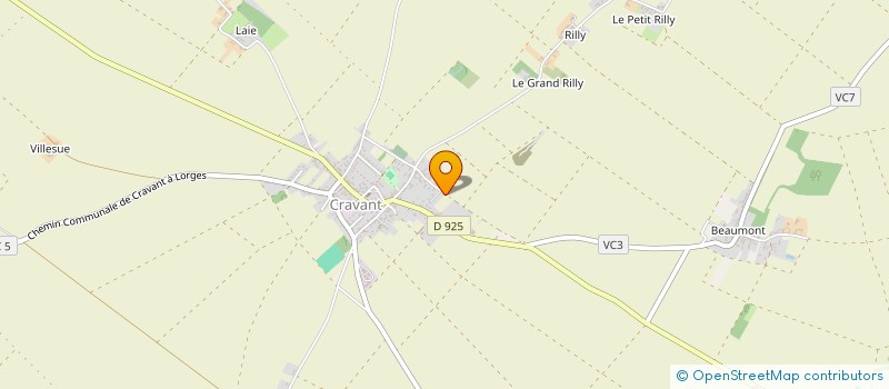 localisation de l'entreprise K D'EXPRESS à CRAVANT